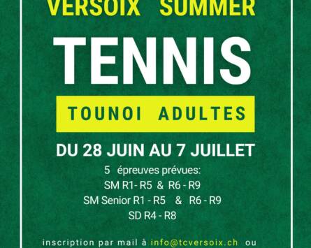 Tournoi d’été du 28 juin au 7 juillet
