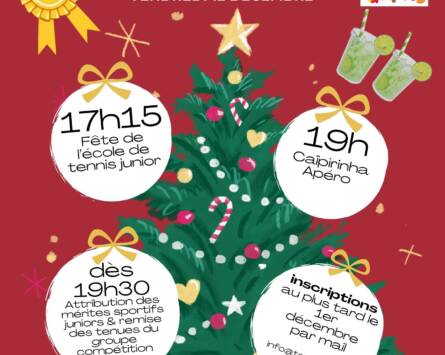 Fête de fin d’année le 12 décembre 2025