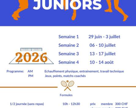 Camp Junior été 2026